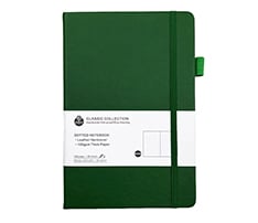 A5 Size PU Leather Dotted Notebook