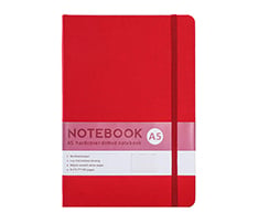 A5 Size PU Leather Hardcover Notebook