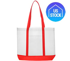 Trim-Colored Water-Resistant Tote Bag