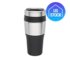 Stainless Steel Band Insulated Tumbler, 16 oz.