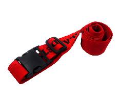 Woven Logo Luggage Strap with Buckle Lock