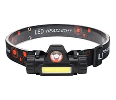COB Rechargeable Headlamp with Magnet