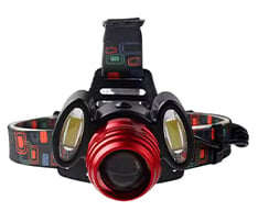 4 Mode Waterproof Zoomable LED Headlamp