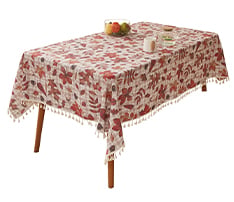 Washable Polyester Cotton Table Cover