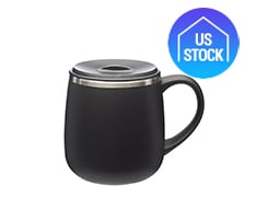 Stainless Steel Double-Wall Coffee Mug, 11 oz.