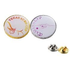 1.18-inch Round Epoxy Lapel Pin Badge
