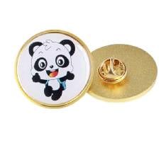 1.57-inch Round Epoxy Dome Lapel Badge