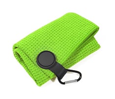 Magnetic Microfiber Golf Towel with Carabiner