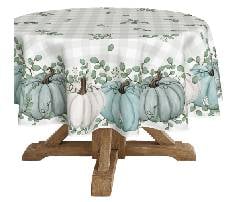Round Waterproof Polyester Table Cloth