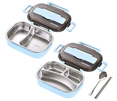 Thermal Stainless Steel Lunch Box with Cutlery