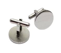 Stainless Steel Round Sleeve Cufflink