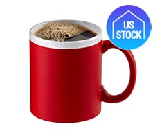Soft Touch Ceramic Mug, 11 oz.