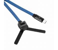 Type-C Flat Braided Fast Charging Cable Phone Stand