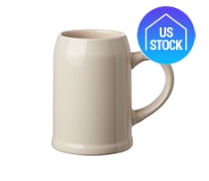 Ceramic Beer Mug, 10 oz.