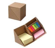 Sticky Note Memo Cube Box with Pen Holder