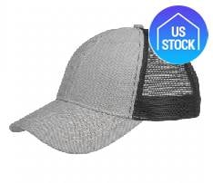 6 Panel Nylon Mesh Snapback Trucker Cap