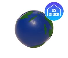 Earth Shaped Polyurethane Stress Reliever