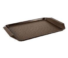Wide Rim Rectangular Plastic Serving Tray