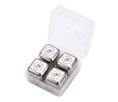 Pack of 4 Stainless Steel Drink Chillers