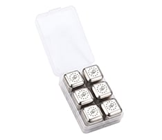 Pack of 6 Stainless Steel Drink Chillers