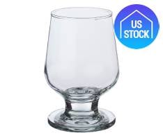 Stout Base Thick Stem Goblet Glass, 12 oz.