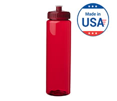 Poly-Clear Measured Hydration Bottle, 32 oz.