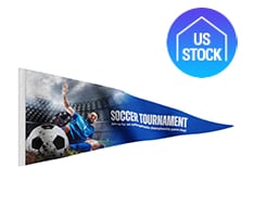 8" x 18" Full Color Felt Pennant Flag Banner