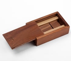 ACC13-02-Wood Box with Magnetic: Dark Color