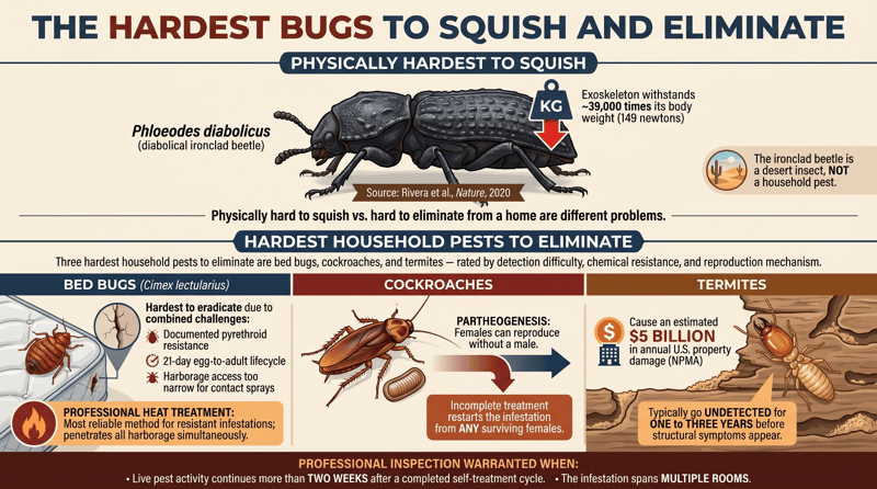 The Hardest Bugs to Squish and Eliminate