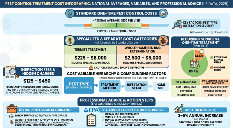 Pest Control Treatment Cost