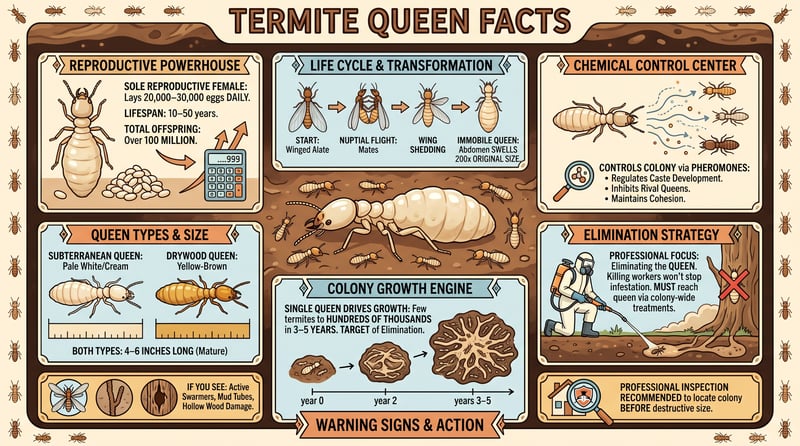 Termite Queen Facts
