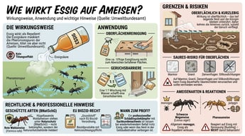 Was macht Essig mit Ameisen? | Experta Schädlingsbekämpfung