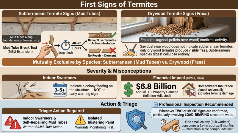 First Signs of Termites