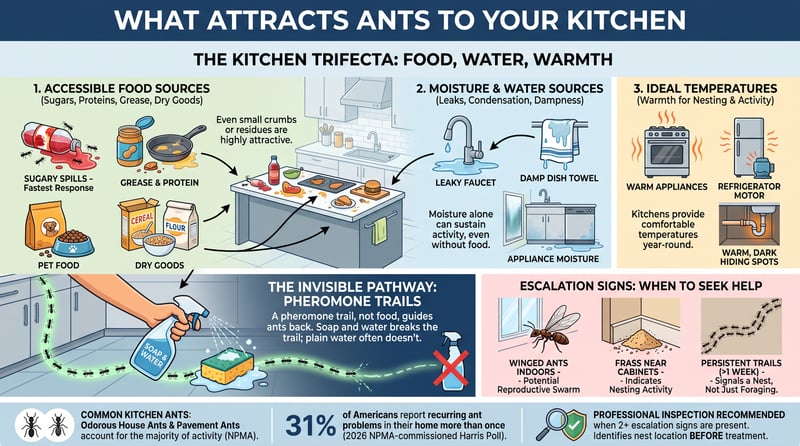 What Attracts Ants to Your Kitchen