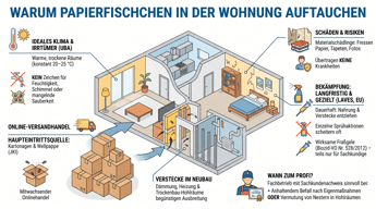 Warum habe ich Papierfischchen in der Wohnung? | Experta Schädlingsbekämpfung
