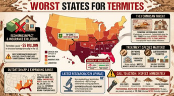 Which States Are Worst for Termites?