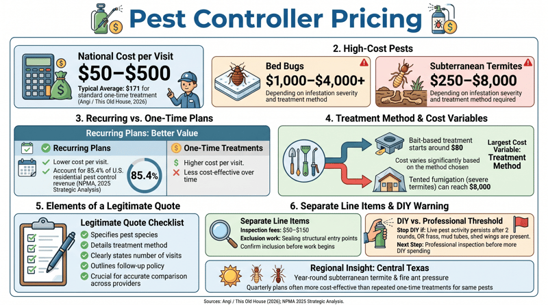 Pest Controller Pricing