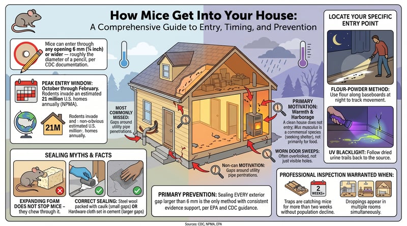 How Mice Get Into Your House