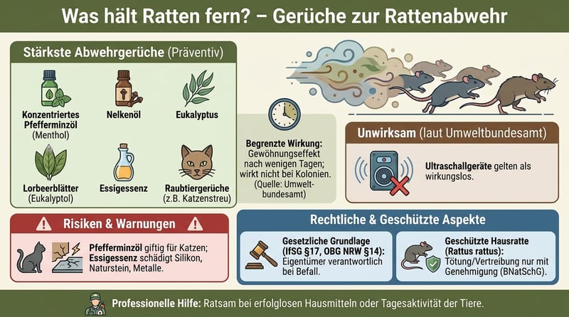 welchen geruch hassen ratten am meisten