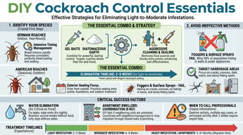 How to Get Rid of Cockroaches Without an Exterminator