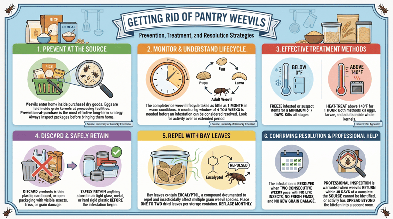 Getting Rid of Pantry Weevils