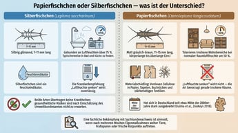 Papierfischchen vs. Silberfischchen: Unterschied | Experta