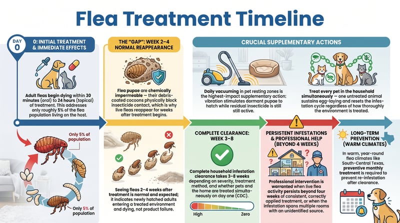 Flea Treatment Timeline