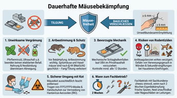 Was vertreibt Mäuse dauerhaft? Experta Schädlingsbekämpfung