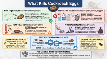 What Kills Cockroach Eggs?