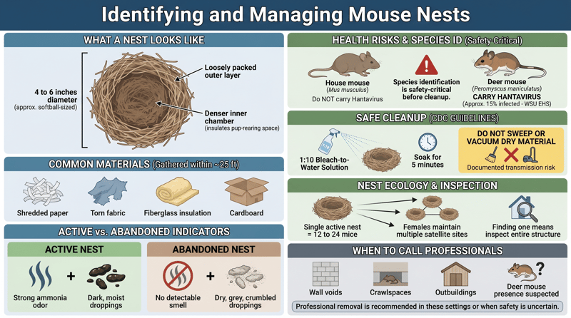 Identifying and Managing Mouse Nests