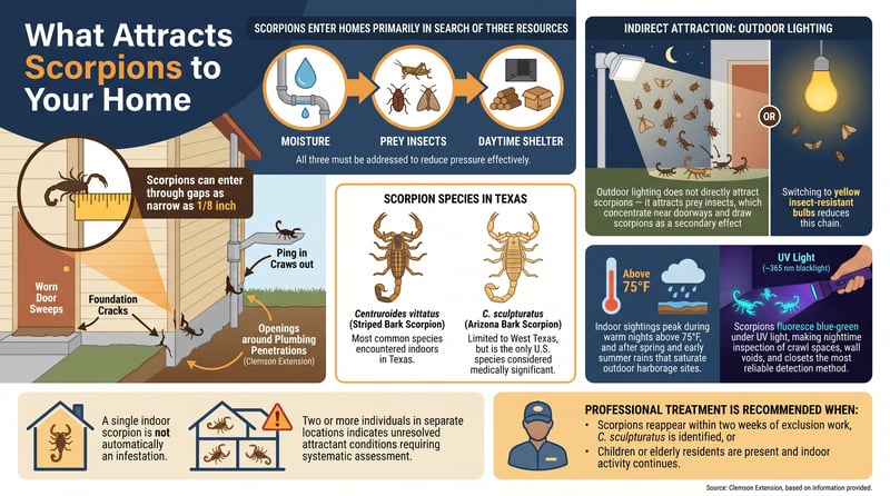 What Attracts Scorpions to Your Home