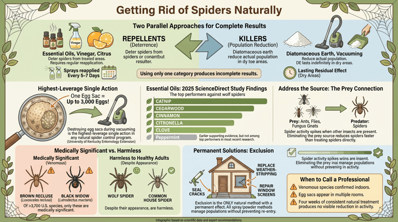 Getting Rid of Spiders Naturally
