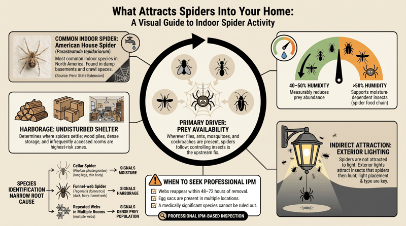 What Attracts Spiders Into Your Home