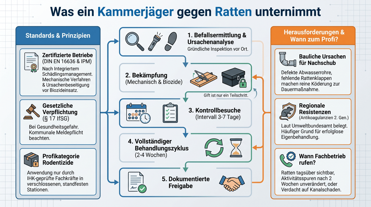 Was unternimmt ein Kammerj&auml;ger gegen Ratten